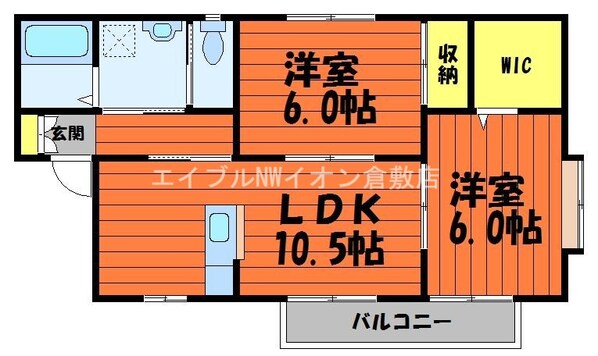 ハイグランスＣ棟の物件間取画像